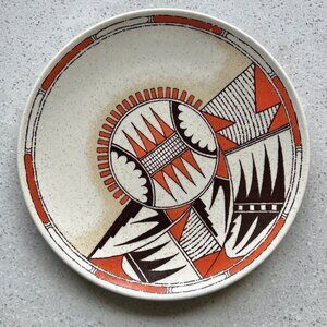 Mikasa Tribute Salad Plate DE865 With SW Geometric Design 7.25" D oven to table